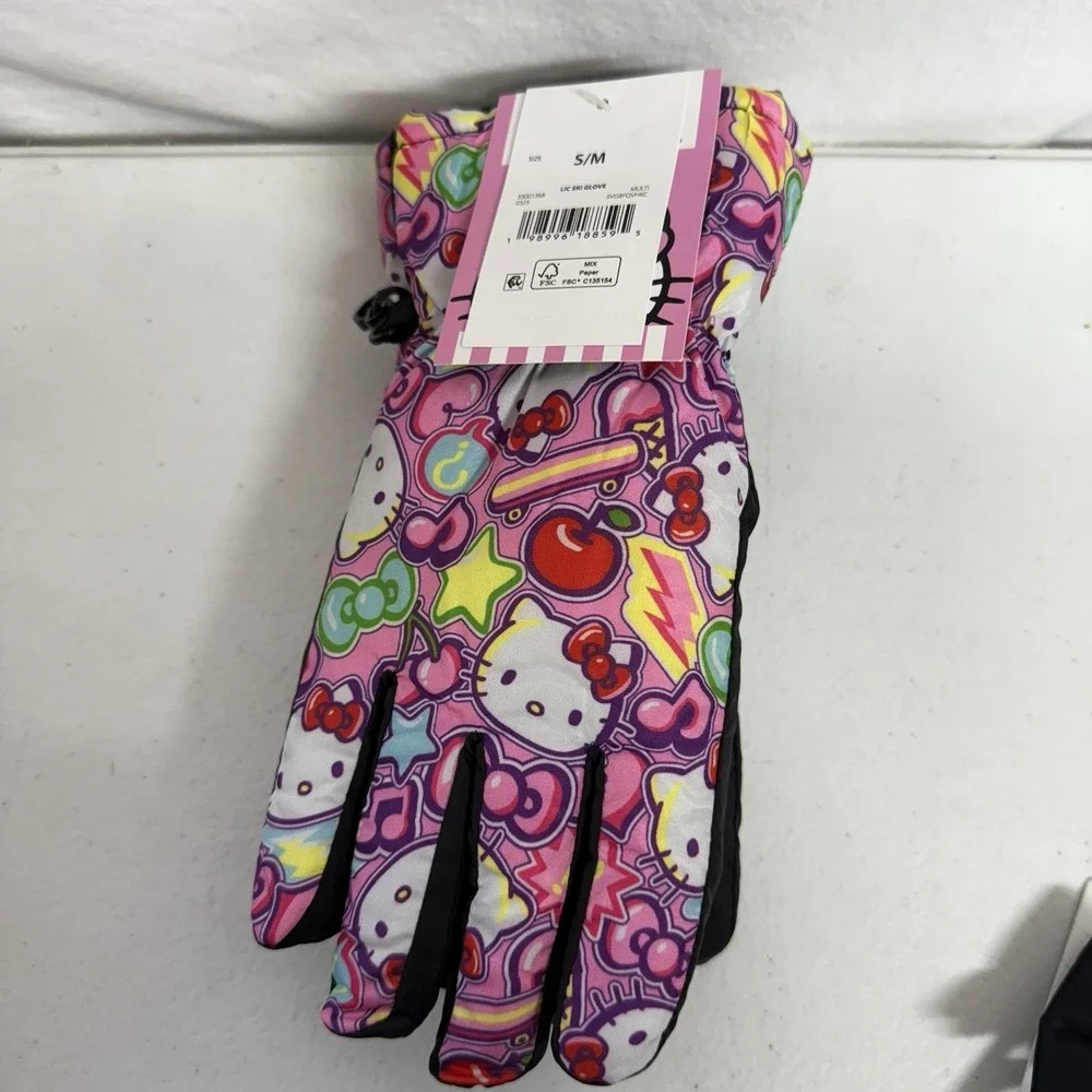 Hello Kitty Winter Gloves Girls Size S/M